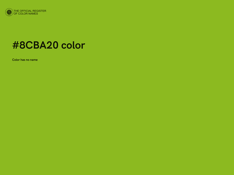 #8CBA20 color image