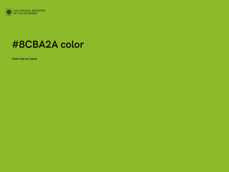 #8CBA2A color image