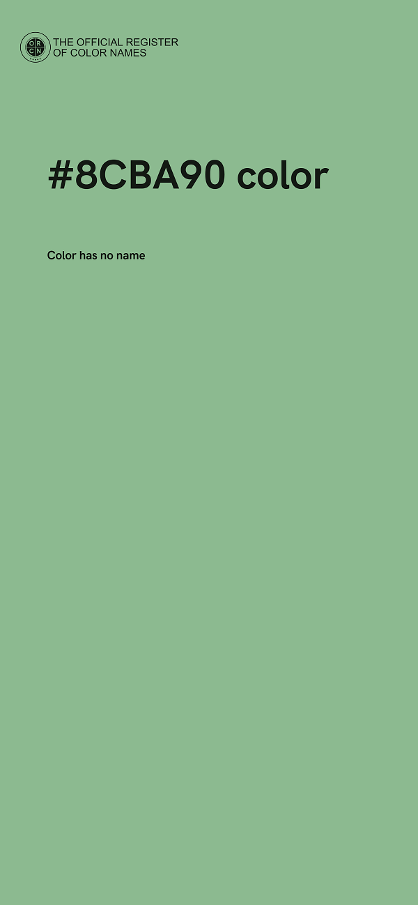 #8CBA90 color image