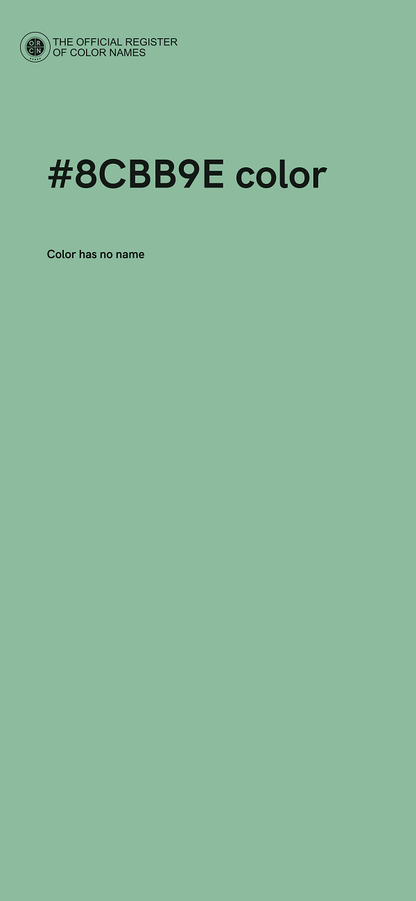 #8CBB9E color image