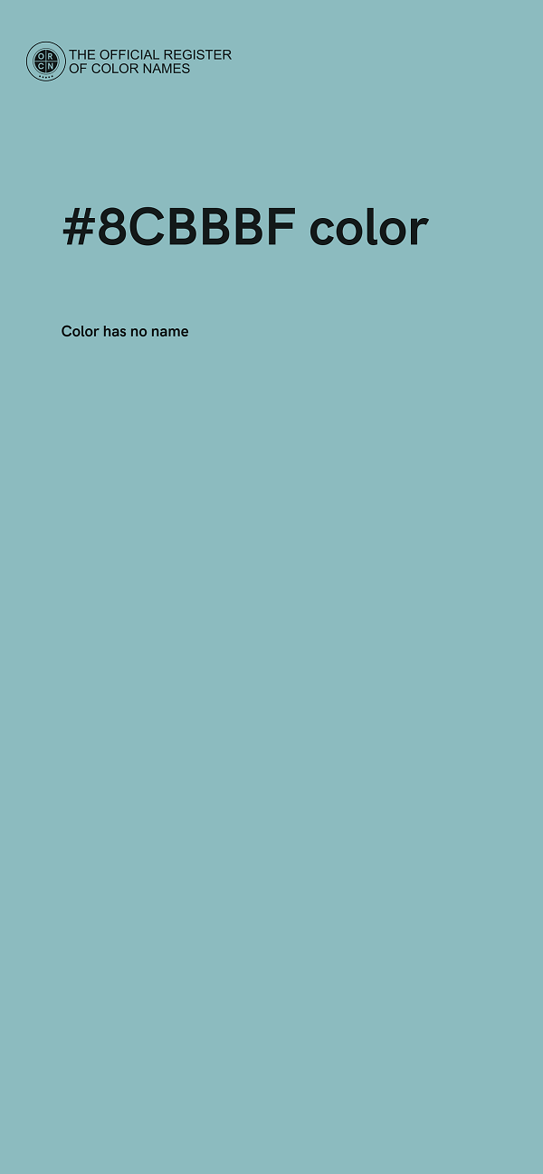 #8CBBBF color image