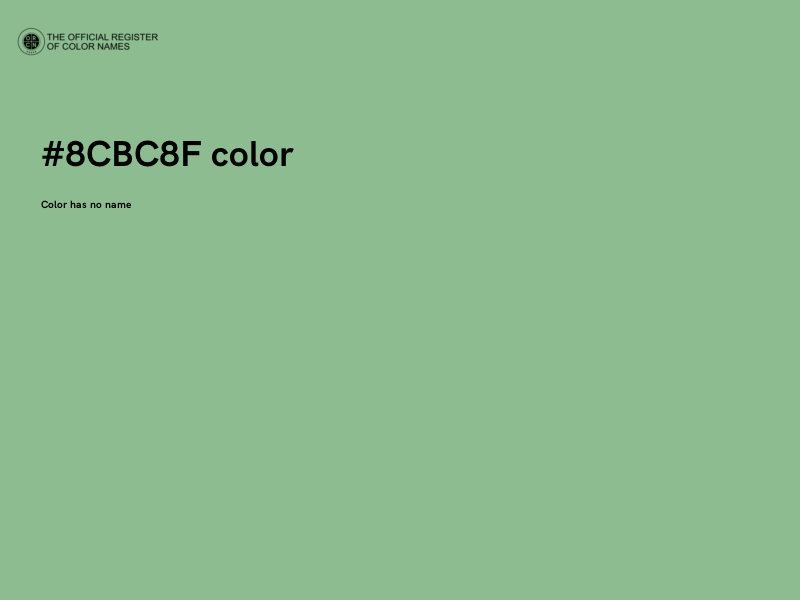 #8CBC8F color image