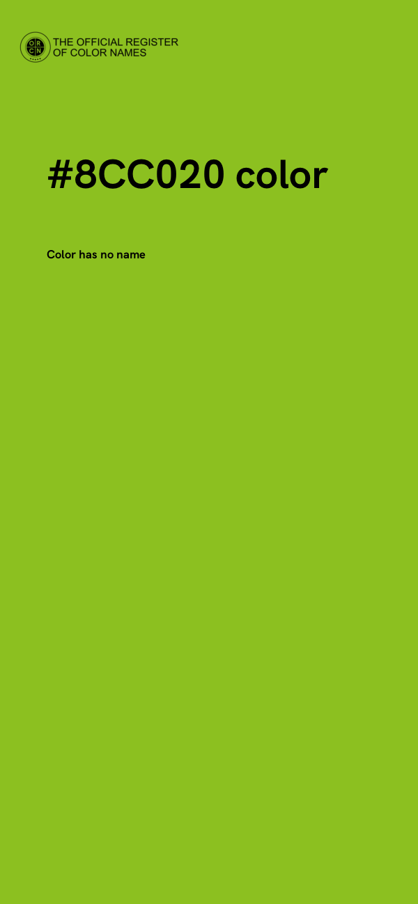 #8CC020 color image