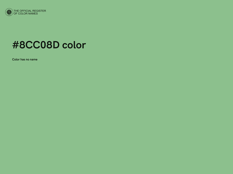 #8CC08D color image