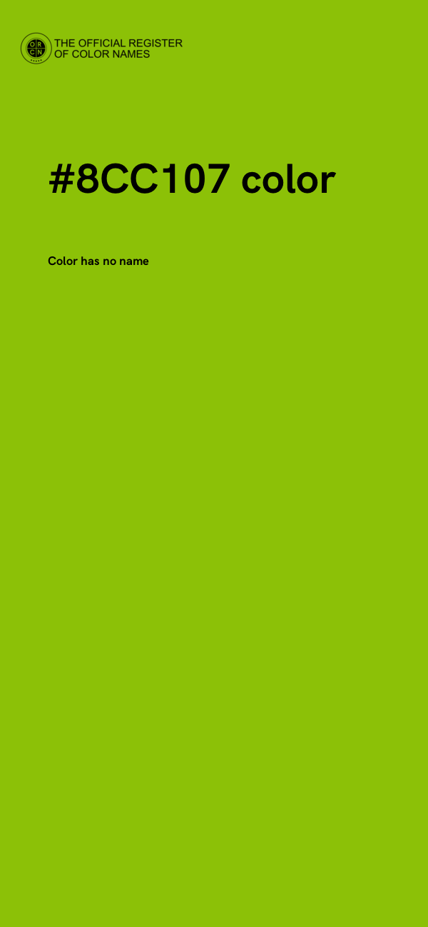 #8CC107 color image