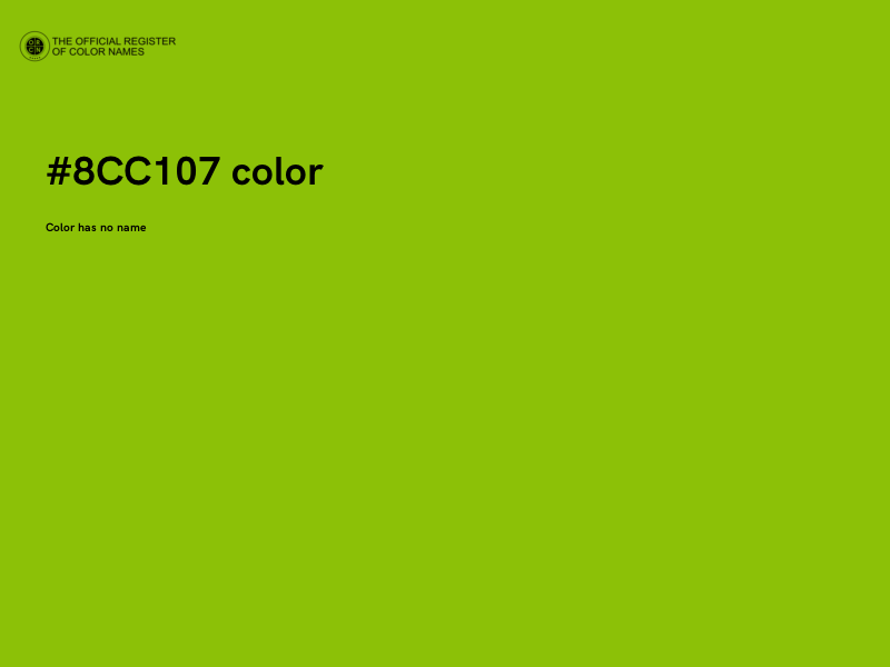 #8CC107 color image