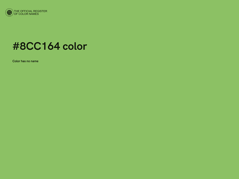 #8CC164 color image