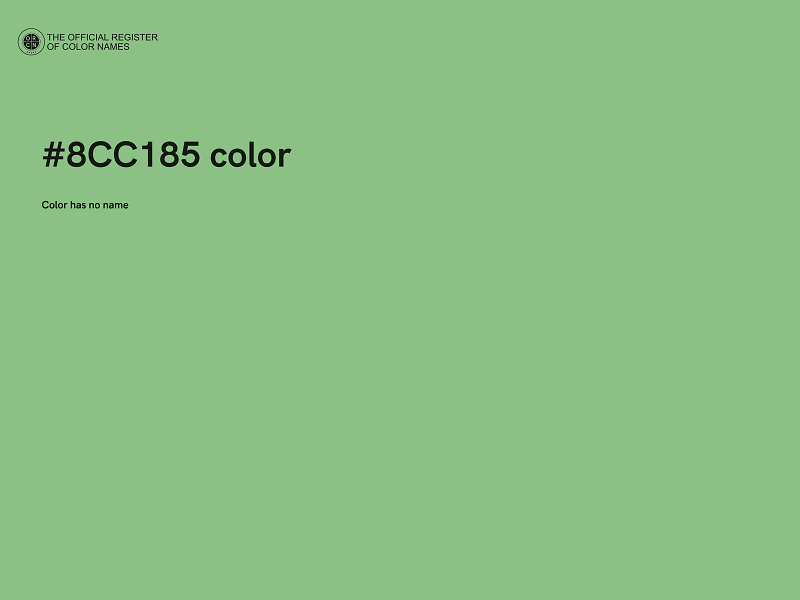 #8CC185 color image