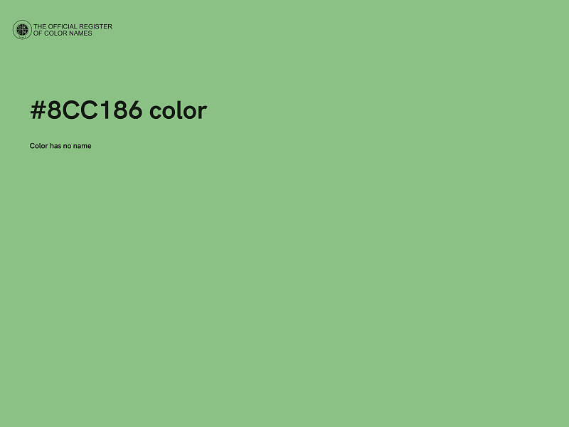 #8CC186 color image