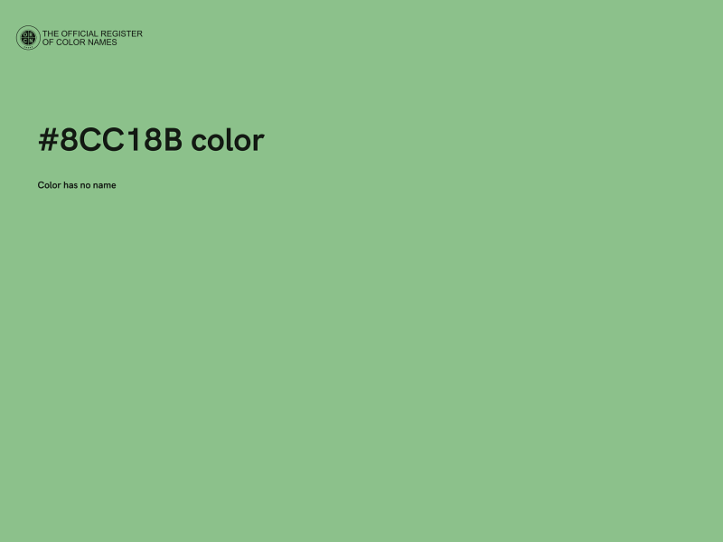 #8CC18B color image