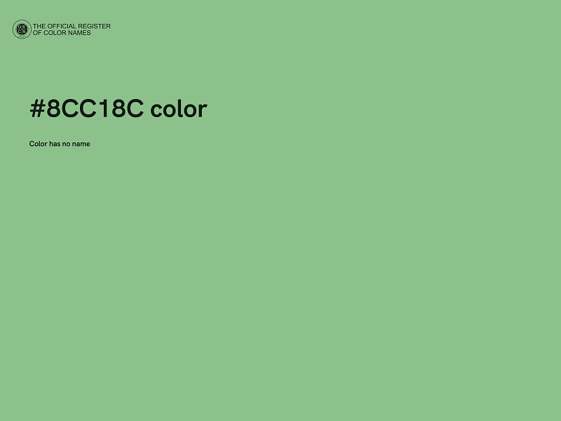 #8CC18C color image