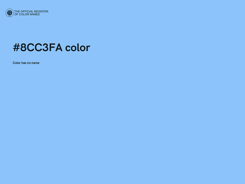 #8CC3FA color image