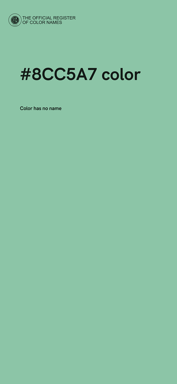 #8CC5A7 color image