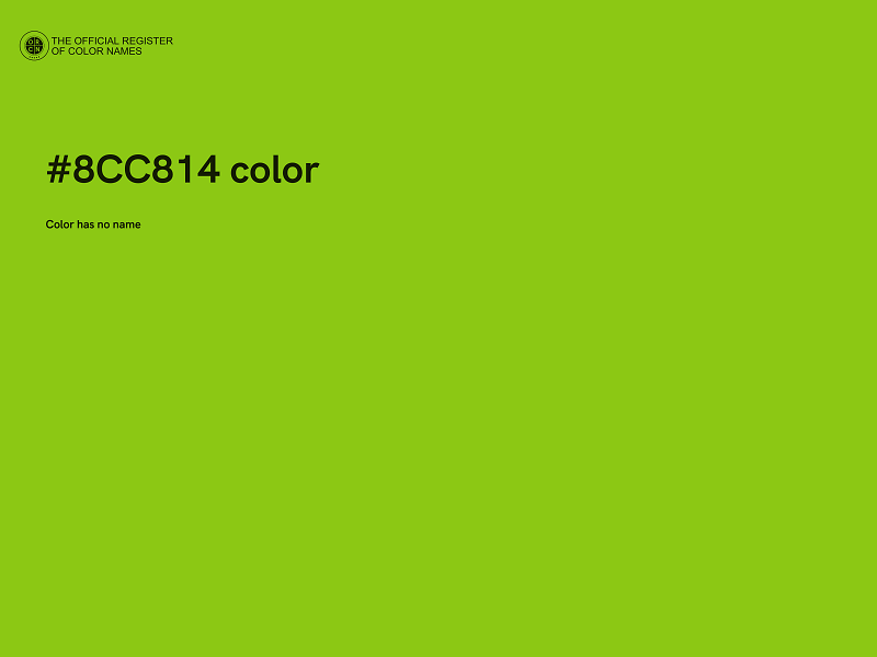 #8CC814 color image