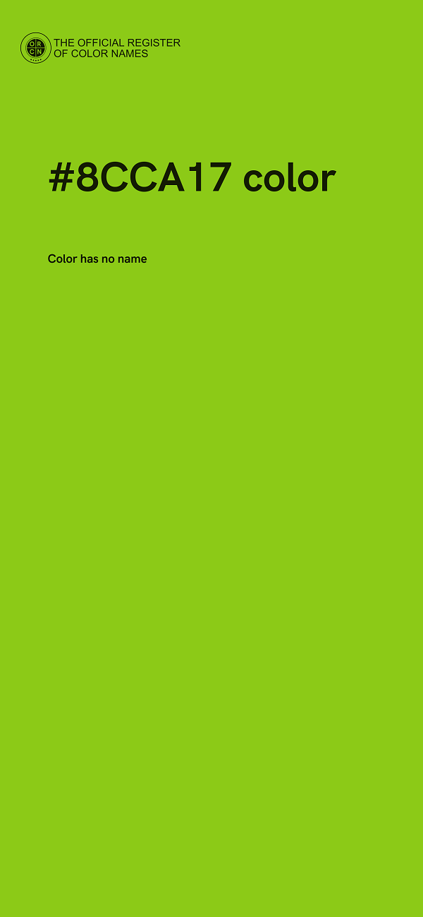 #8CCA17 color image
