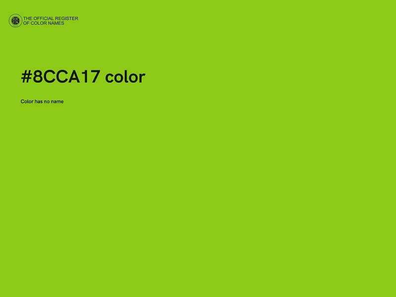 #8CCA17 color image