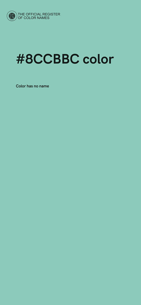 #8CCBBC color image