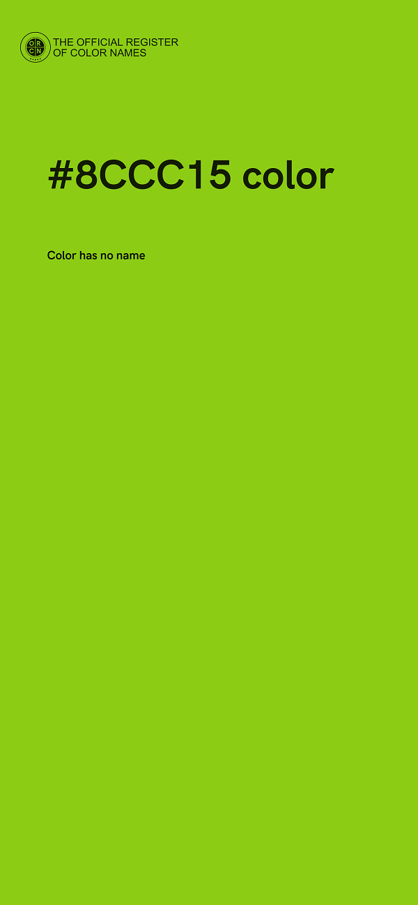 #8CCC15 color image