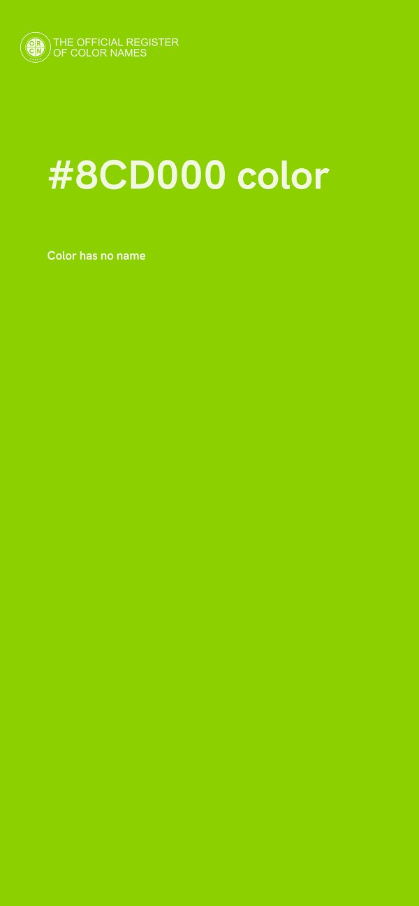 #8CD000 color image