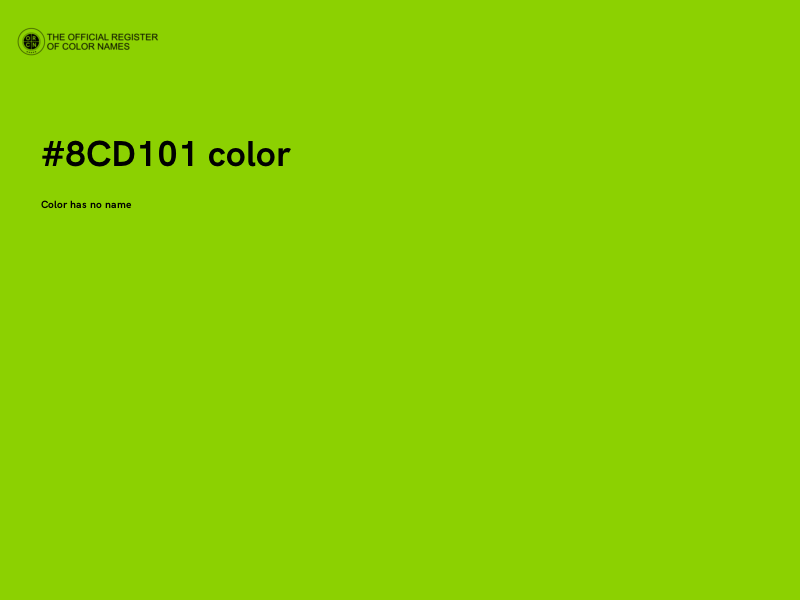 #8CD101 color image