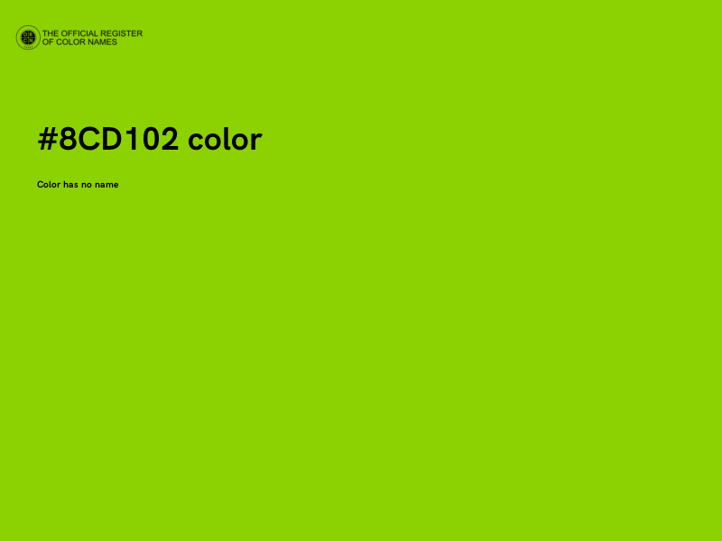 #8CD102 color image