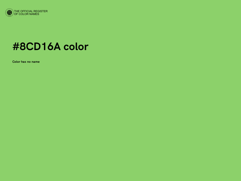 #8CD16A color image