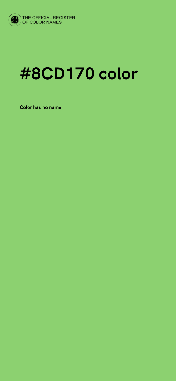 #8CD170 color image