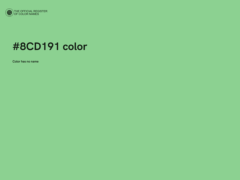 #8CD191 color image