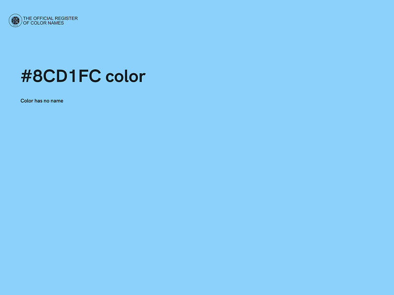 #8CD1FC color image