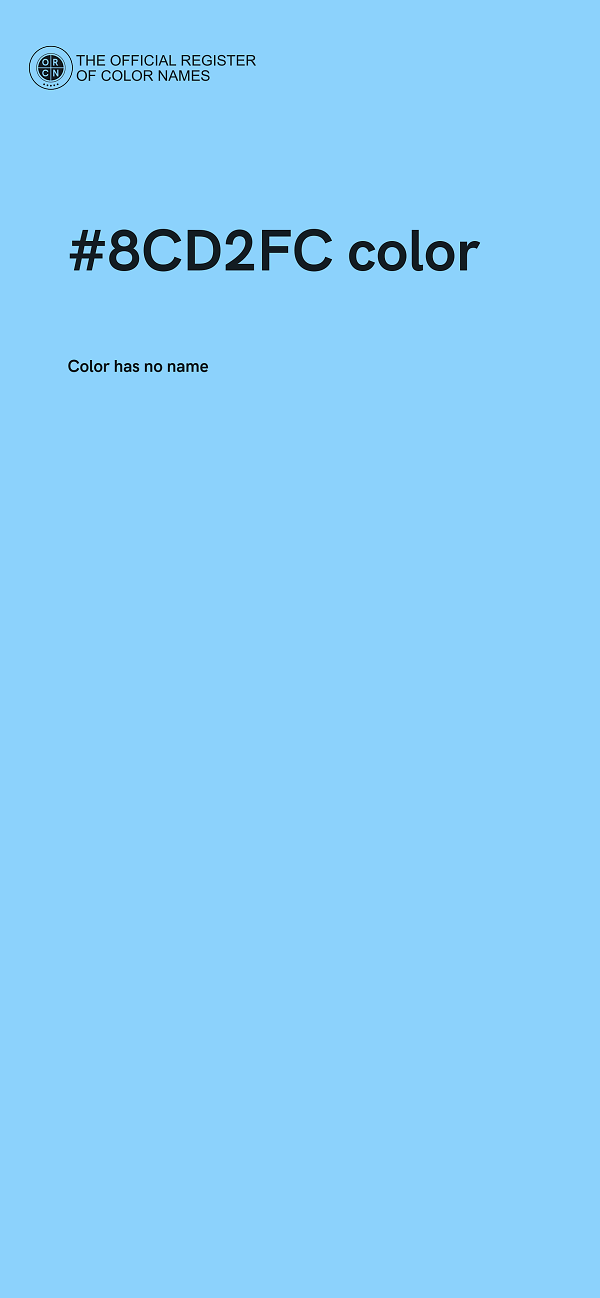 #8CD2FC color image