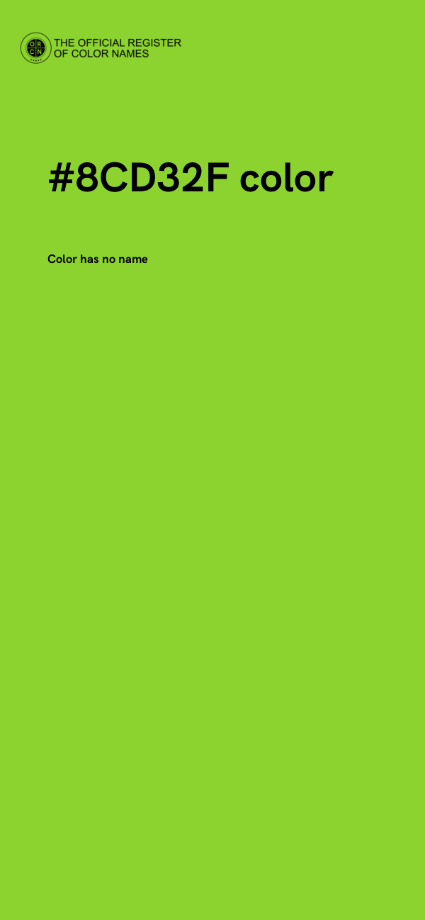 #8CD32F color image