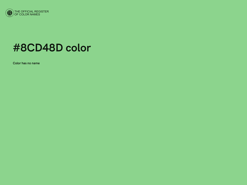 #8CD48D color image