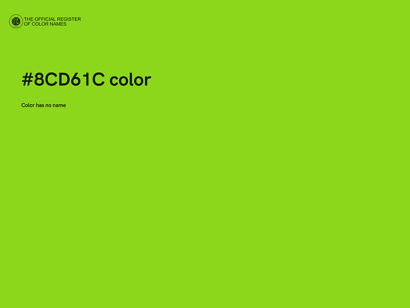 #8CD61C color image