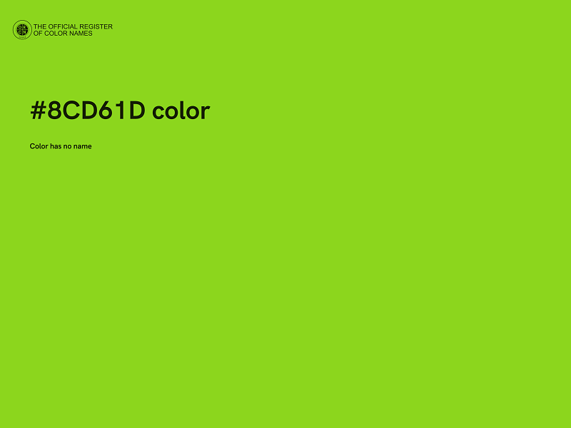 #8CD61D color image