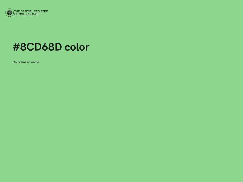 #8CD68D color image