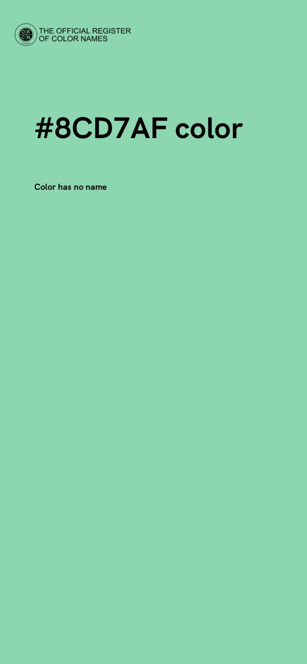 #8CD7AF color image