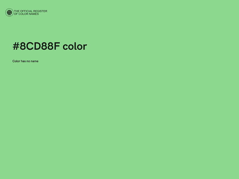 #8CD88F color image