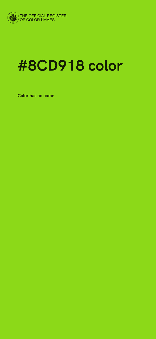 #8CD918 color image