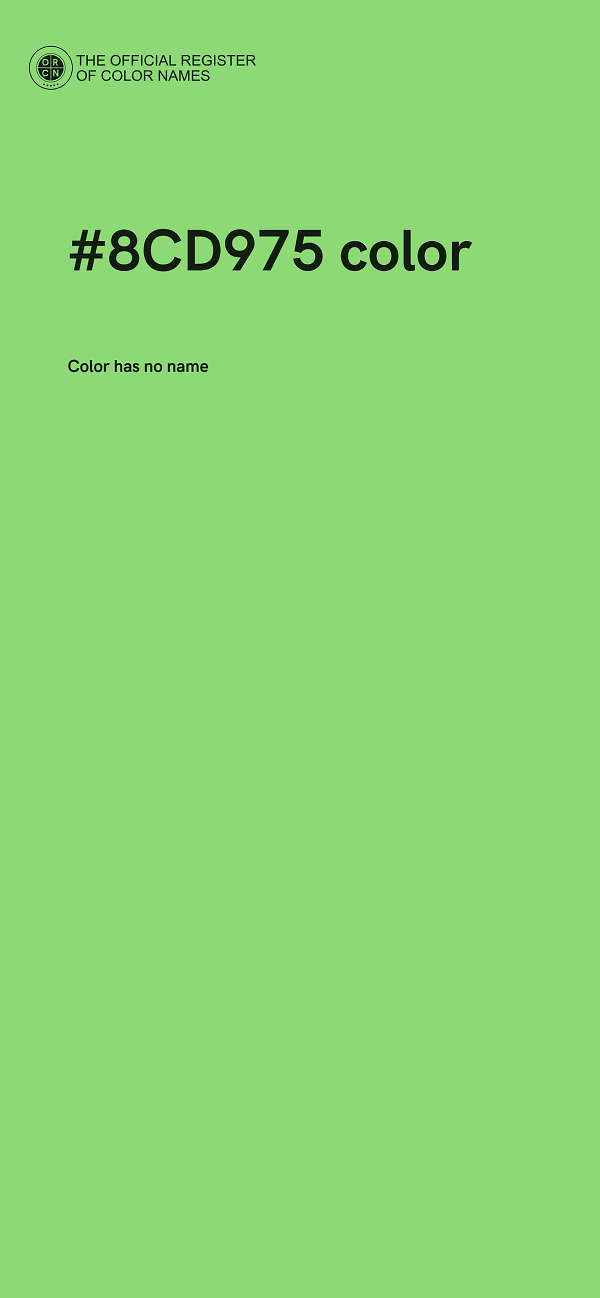 #8CD975 color image
