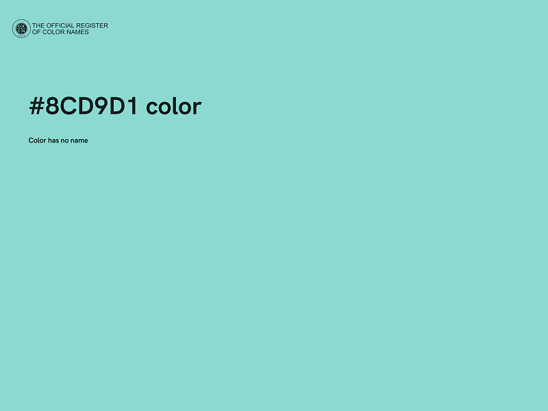 #8CD9D1 color image