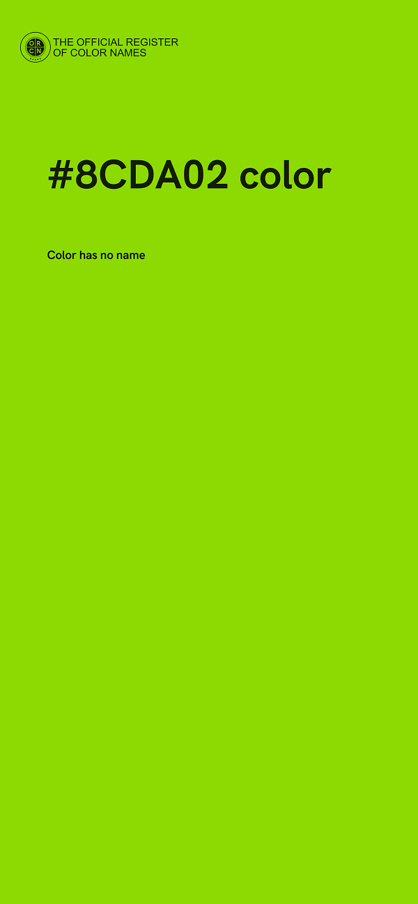 #8CDA02 color image