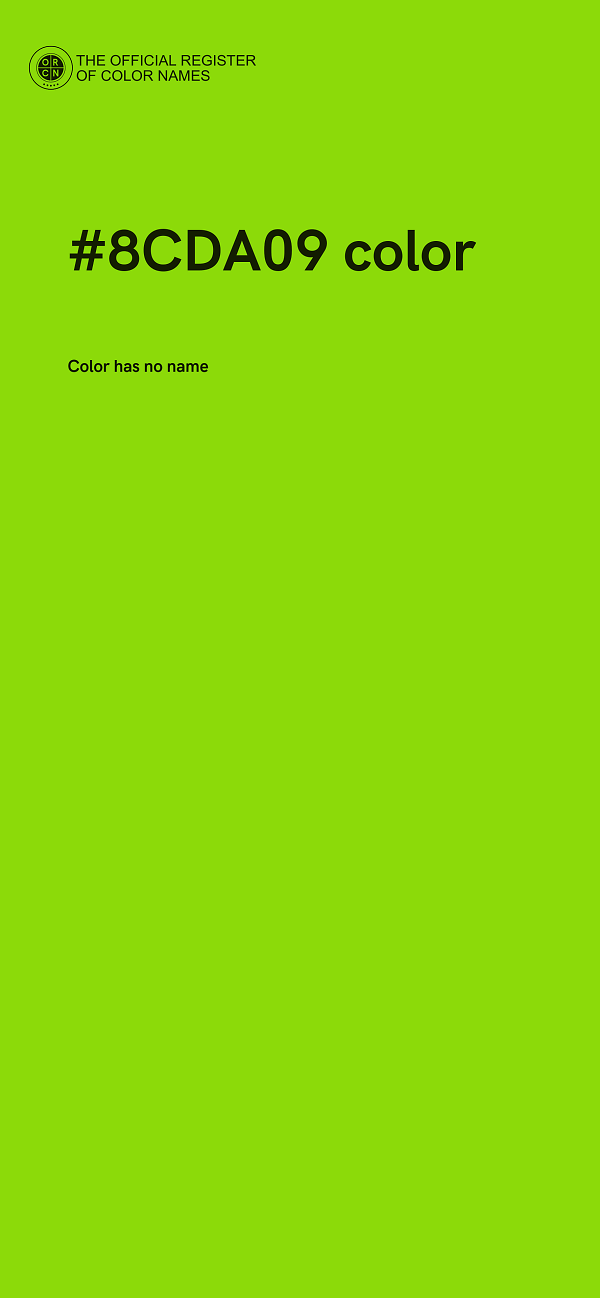 #8CDA09 color image