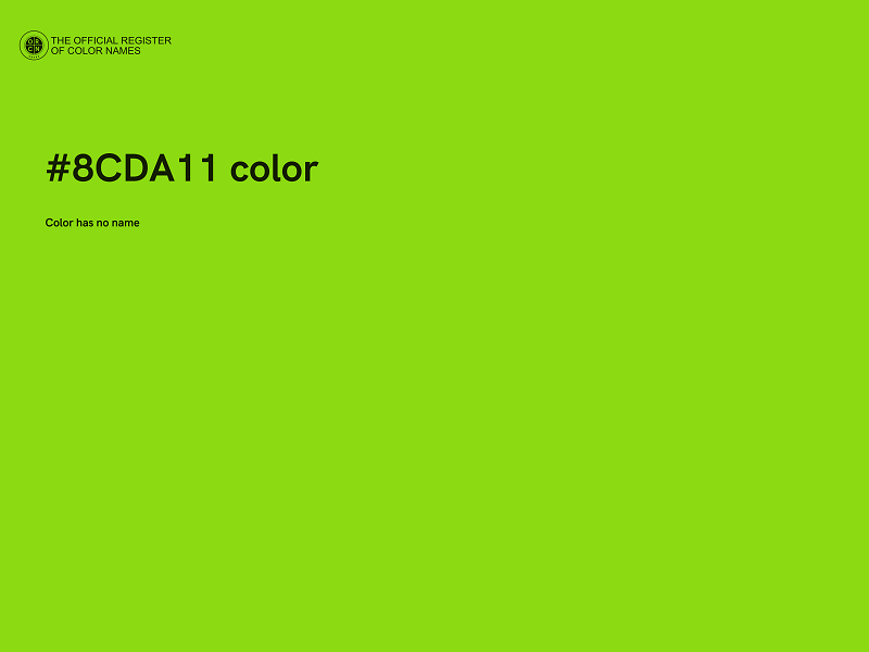 #8CDA11 color image
