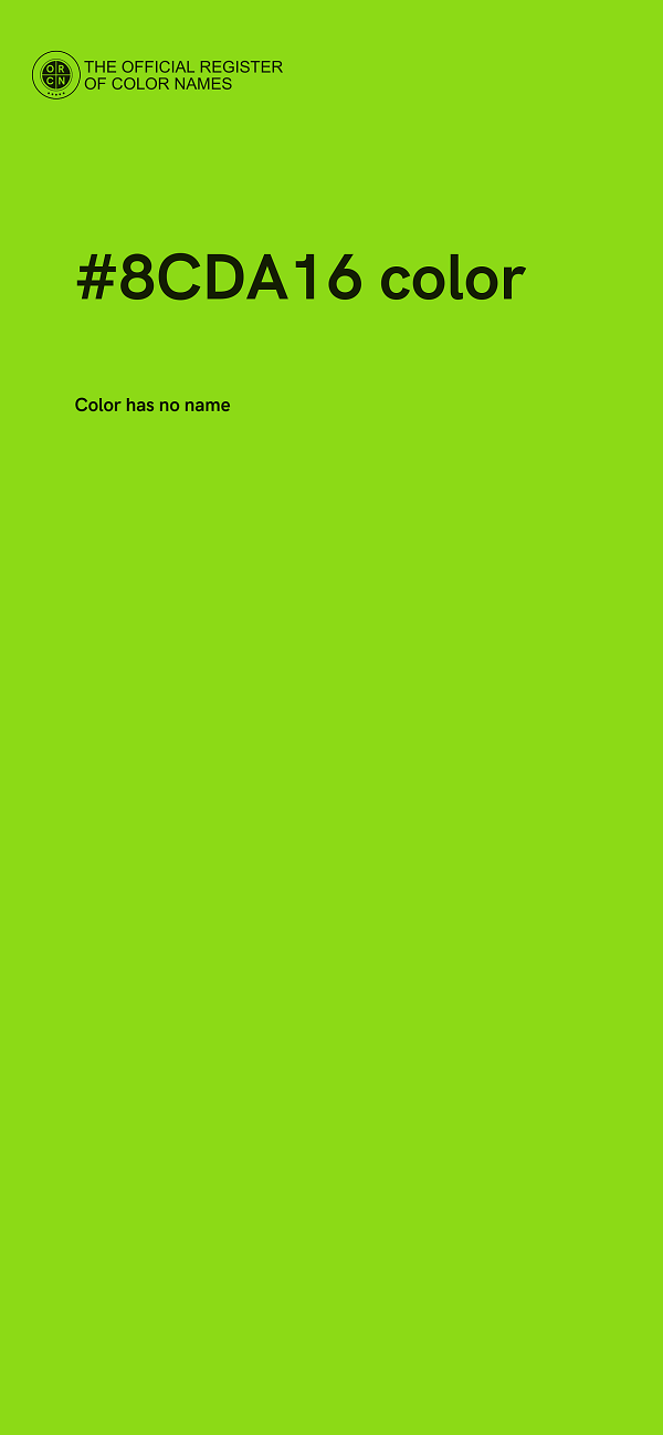 #8CDA16 color image