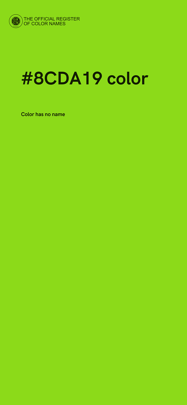 #8CDA19 color image