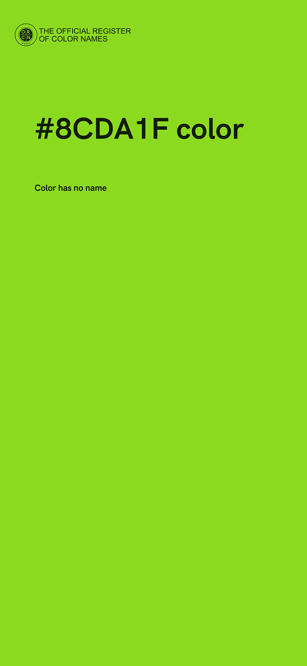 #8CDA1F color image