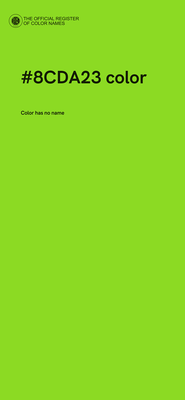 #8CDA23 color image