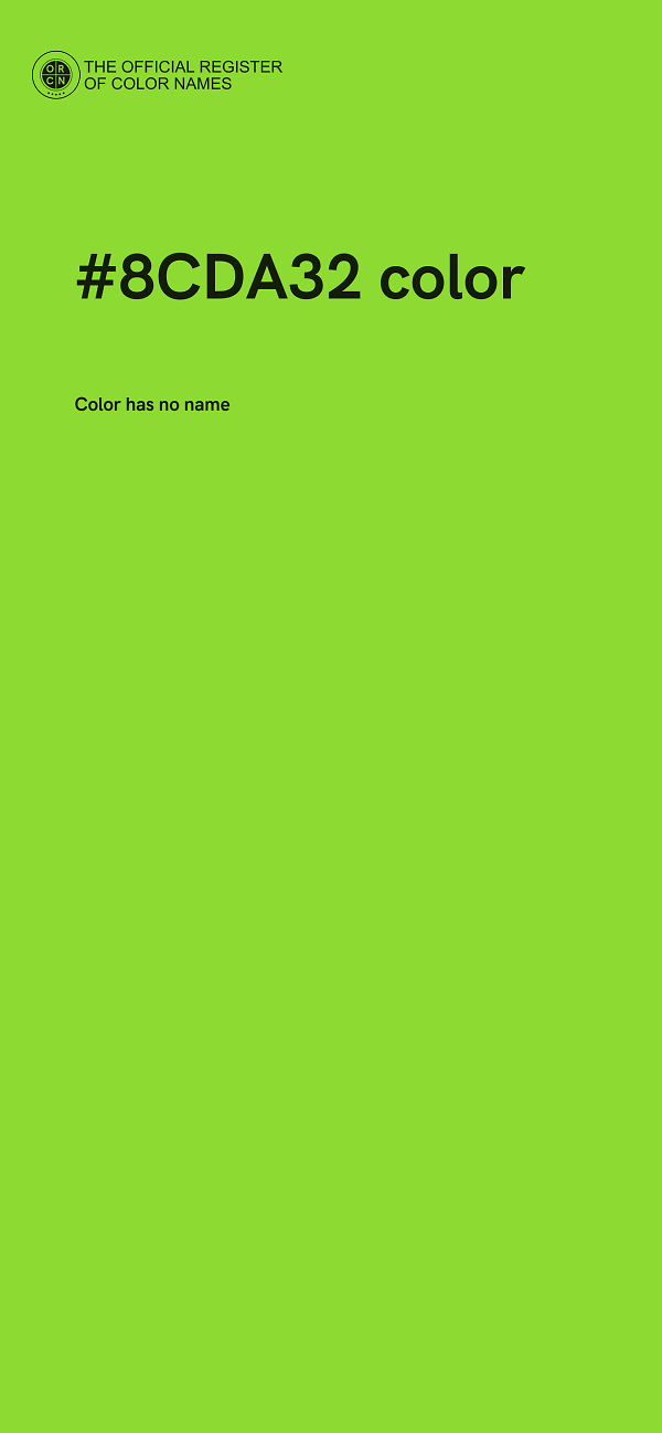 #8CDA32 color image