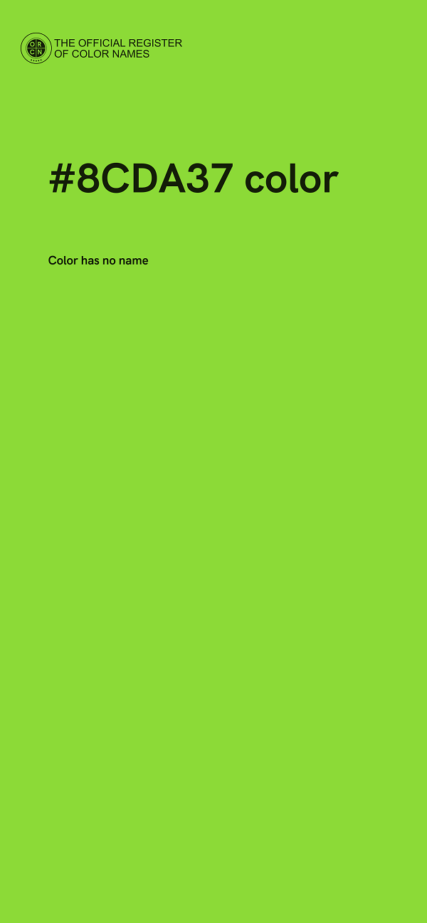 #8CDA37 color image