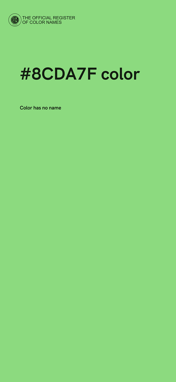 #8CDA7F color image